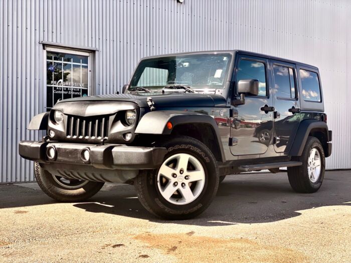 USED 2016 Jeep Wrangler Unlimited Sport 4WD 4dr Sport Calgary AB T2G 4P2